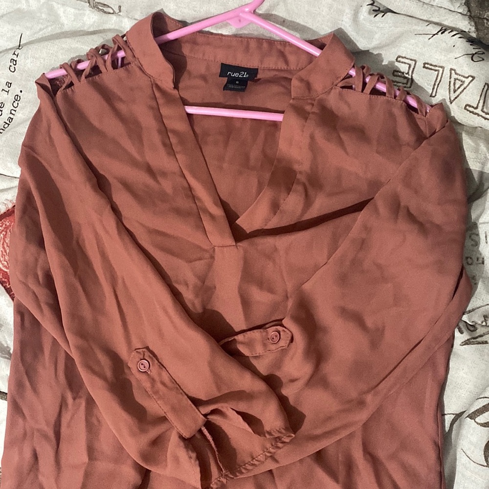 Rue 21 pink blouse